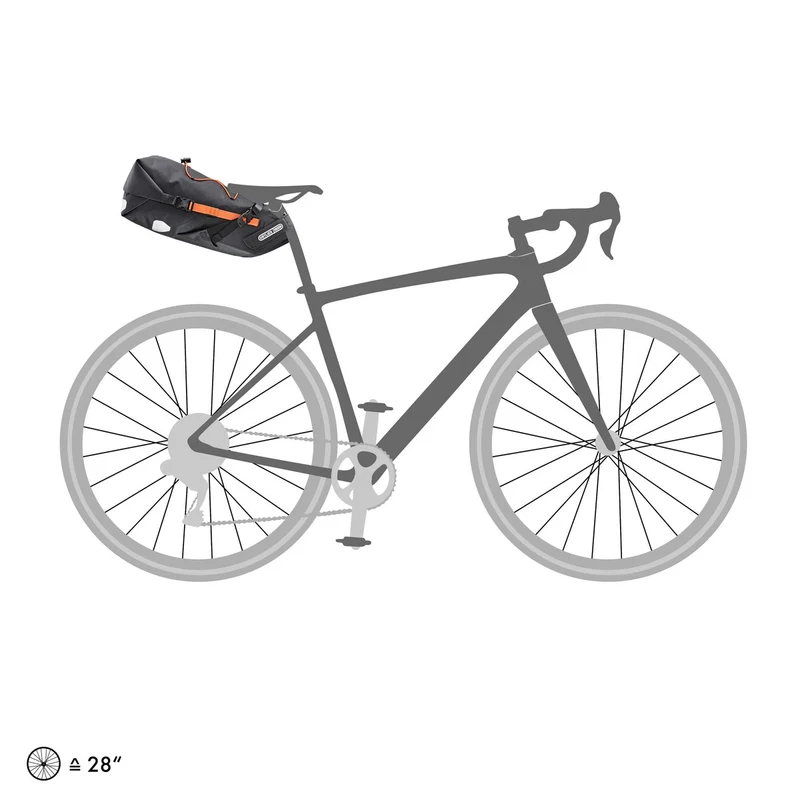 Sacoche de selle étanche pour Bikepacking Seat-pack 11-16,5L Ortlieb
