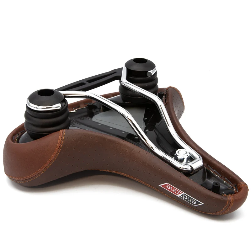 Selle de vélo rétro Cruiser grand confort marron