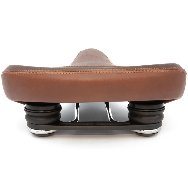 Selle de vélo rétro Cruiser grand confort marron