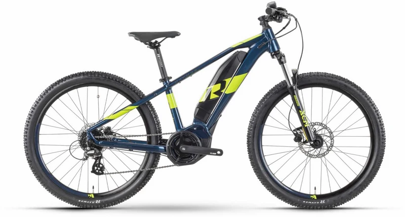 Raymon HardRay E 1.0 400 Wh E-Bike Hardtail Diamant 26" dark blue/lime 35 cm