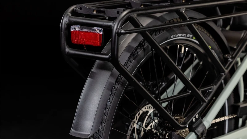 Cube Longtail Sport Hybrid 725 Wh E-Bike Transport 26" swampgrey´n´reflex one size