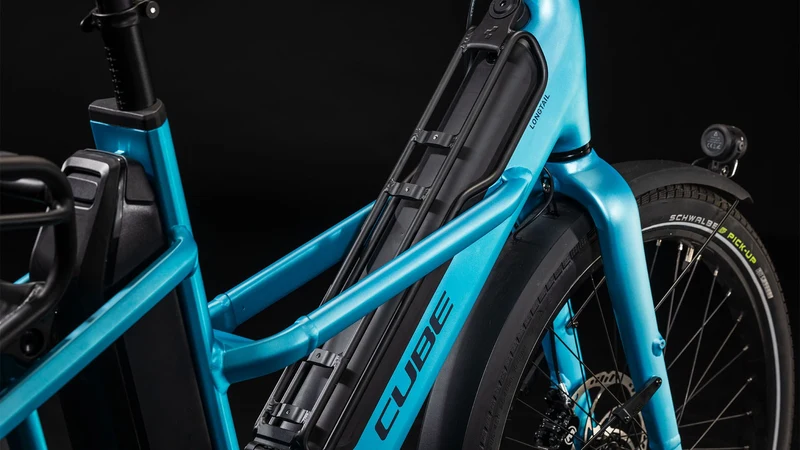 Cube Longtail Hybrid 725 Wh E-Bike Transport 26" blue´n´reflex one size
