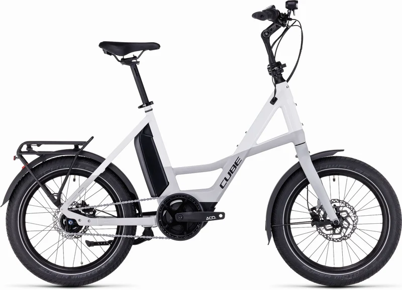 Cube Compact Hybrid 500 Wh E-Kompaktrad 20" grey´n´white one size
