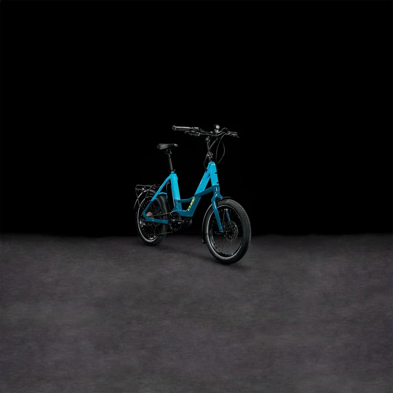 Cube Compact Sport Hybrid 500 Wh E-Kompaktrad 20" blue´n´lime one size