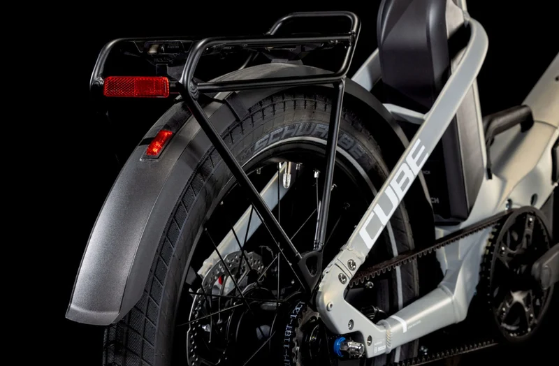 Cube Fold Hybrid Comfort 500 Wh E-Bike 20" pearlysilver´n´white one size