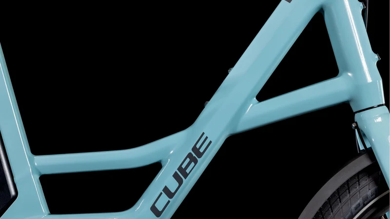 Cube Compact Hybrid Comfort 500 Wh E-Kompaktrad 20" arubablue´n´reflex one size