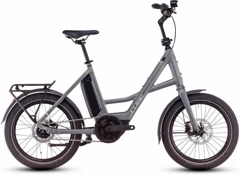 Cube Compact Hybrid Comfort 500 Wh E-Kompaktrad 20" flashgrey´n´smoke one size