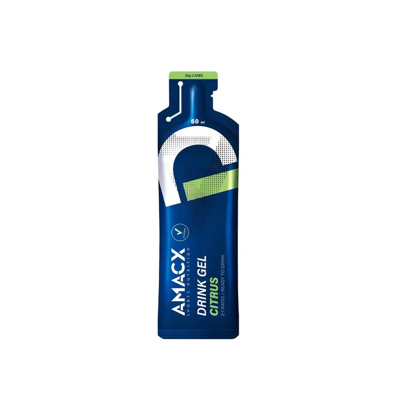Trink-Energiegel Amacx Drink Gel Zitrus Box 12stk Blau