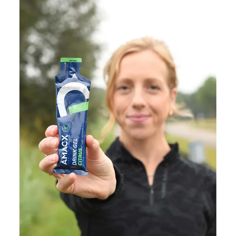Trink-Energiegel Amacx Drink Gel Zitrus Box 12stk Blau