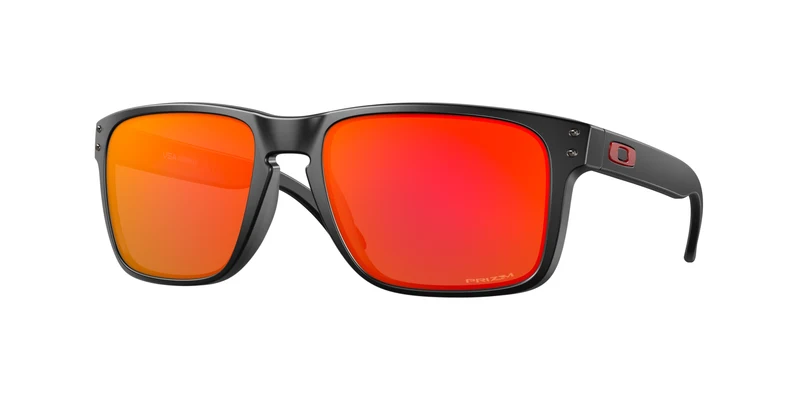 Oakley Holbrook XL Sonnenbrille Schwarz Matt Gläser Prizm Ruby