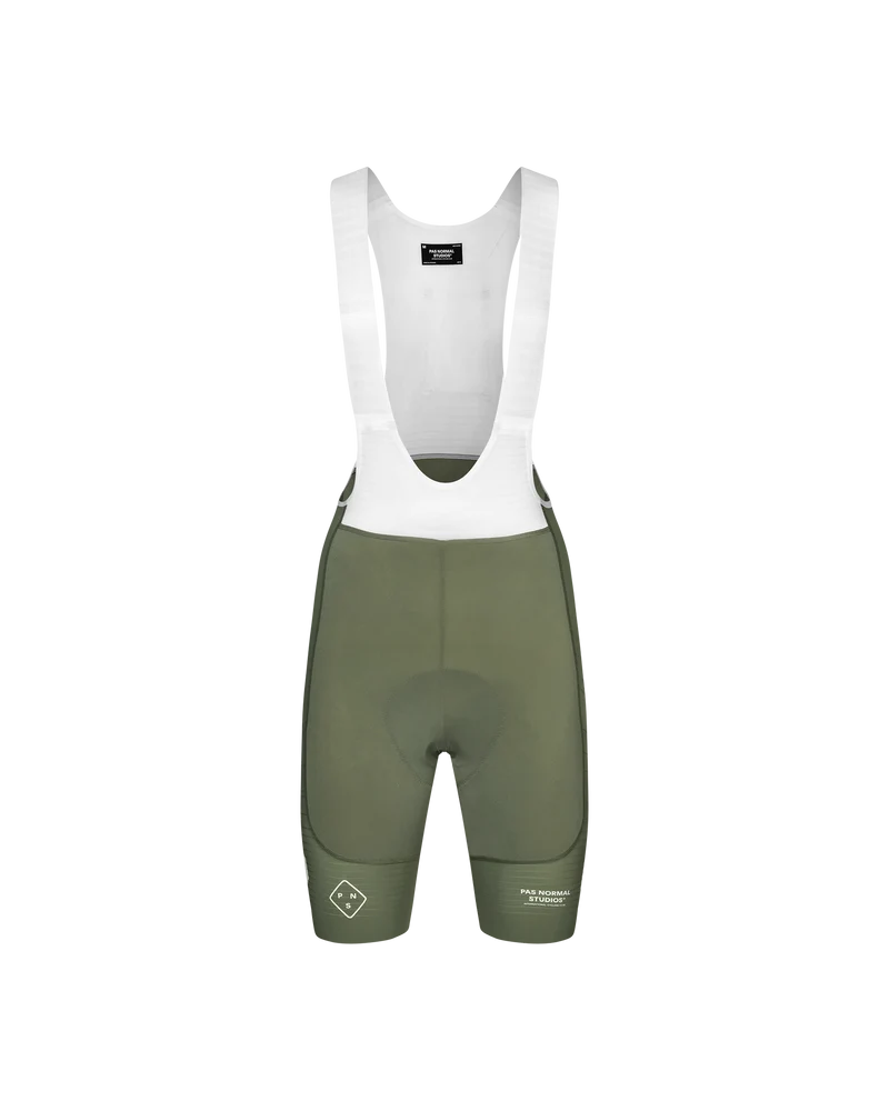 Pas Normal Studios Kurze Trägerhose PAS Mechanism Pro Herren Grey Moss