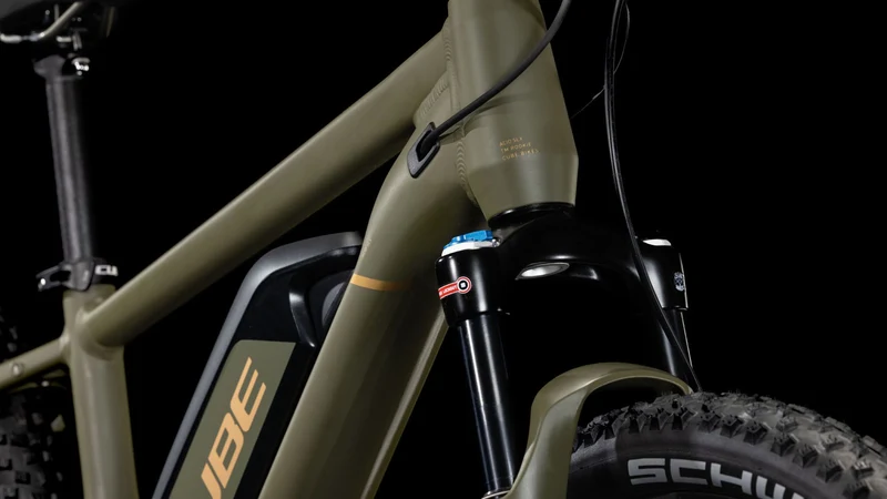 Cube Acid 240 Hybrid Rookie SLX 500 Wh Kinderrad Diamant 24" dustyolive´n´gold one size