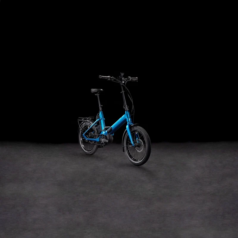 Cube Fold Hybrid Comfort 500 Wh E-Bike 20" electricblue´n´reflect one size