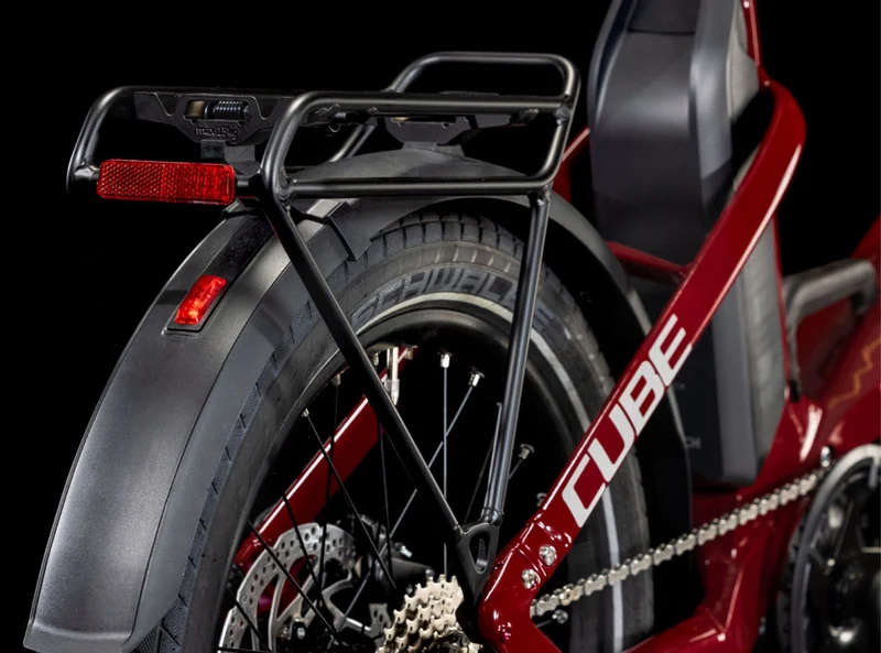 Cube Fold Hybrid 500 Wh E-Bike 20" merlotred´n´reflex one size