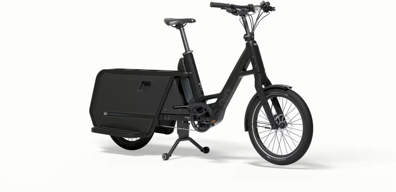 QiO Long P9 545 Wh E-Lastenrad 20" night black matt 48 cm