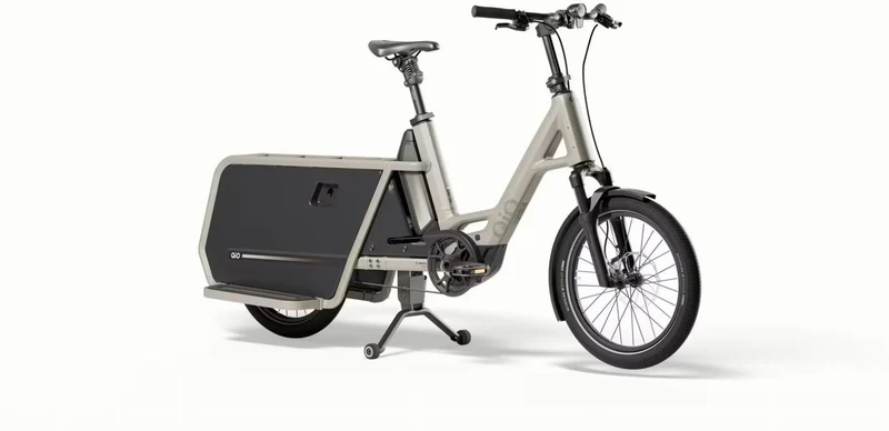 QiO Long CLAx 800 Wh E-Lastenrad 20" lunar white matt 48 cm