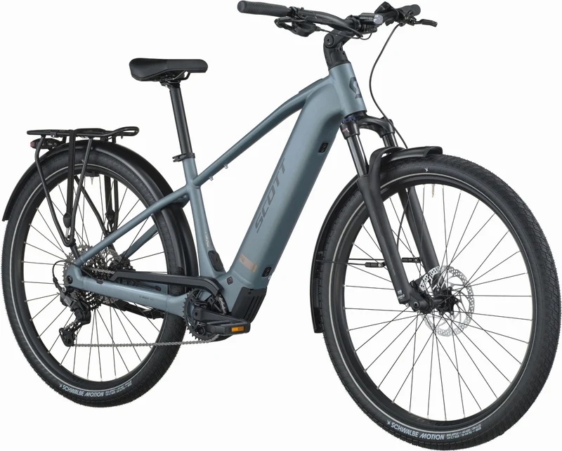 Scott Sub Sport 20 600 Wh E-Bike Diamant 28" hematite blue