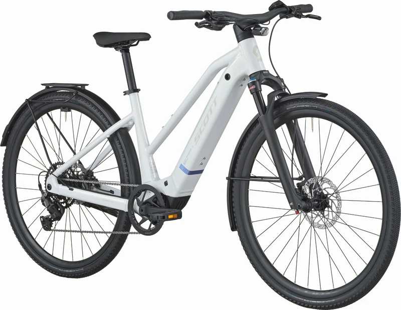 Scott Passage 20 Slope 400 Wh E-Bike Trapez 28" bianco white
