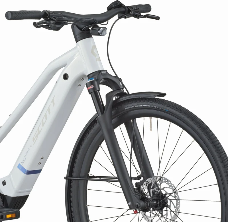 Scott Passage 20 Slope 400 Wh E-Bike Trapez 28" bianco white