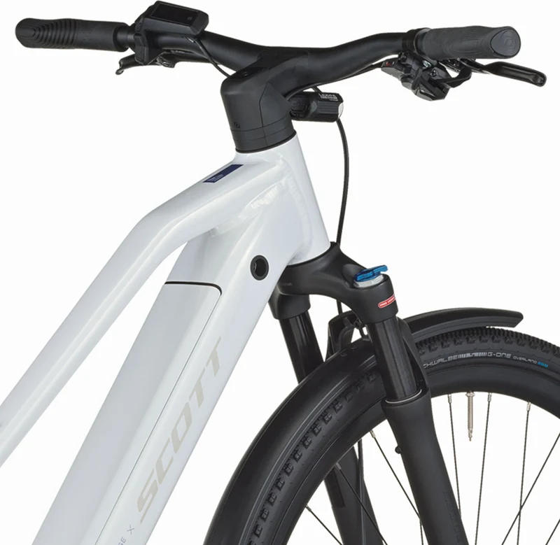 Scott Passage 20 Slope 400 Wh E-Bike Trapez 28" bianco white