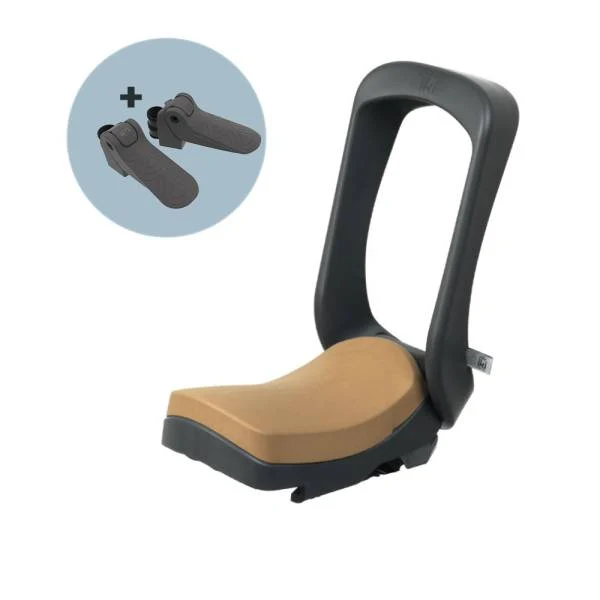 Siège vélo arrière Junior Urban Iki avec plaque de porte-bagages