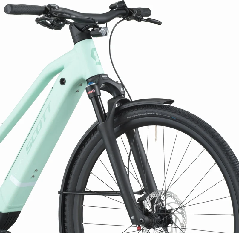 Scott Passage 10 Belt Slope 400 Wh E-Bike Trapez 28" mint green