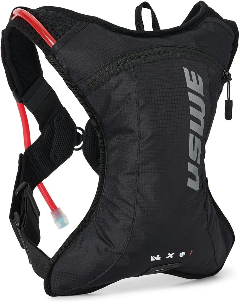 Uswe Outlander Rennrucksack/Trinkrucksack schwarz 2 L