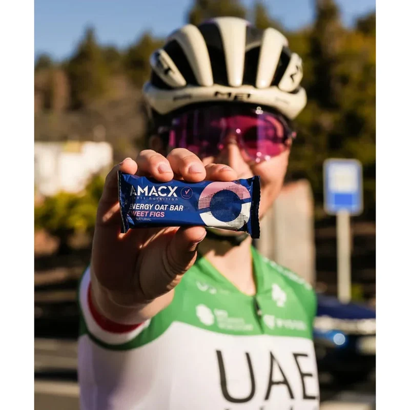 Energie-Haferriegel Amacx Energy Oat Bar Süße Feigen Box 12stk Transparent