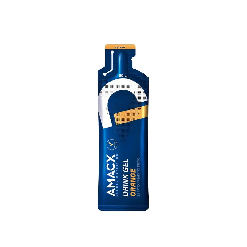 Trink-Energiegel Amacx Drink Gel Orange Box 12stk Blau