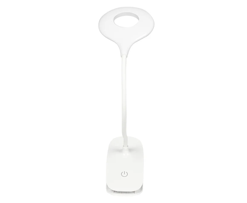 LED-Klemmlampe 3W USB-aufladbar, dimmbar für Lesen und Arbeitsplatz