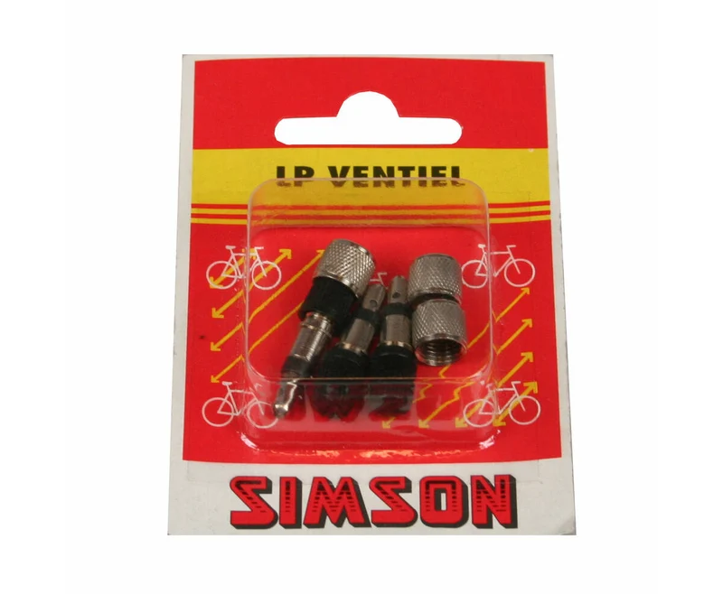 Simson Ventil LP 2-teilig: Luftdichtes Ventil für schnelle Reifenpumpe.