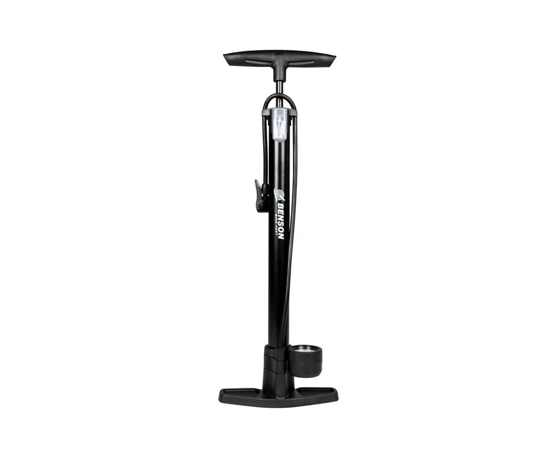 Fahrradpumpe 120 PSI, Manometer, 65 cm Schlauch, Presta-/Schraderventile
