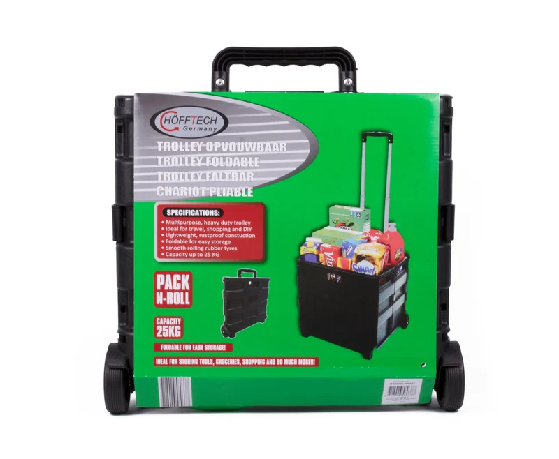 Großer faltbarer Trolley, 25 kg, 38x33x36 cm, ideal für Einkäufe