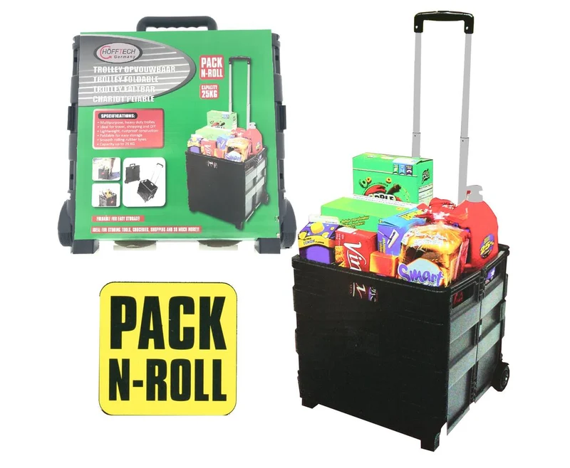 Großer faltbarer Trolley, 25 kg, 38x33x36 cm, ideal für Einkäufe
