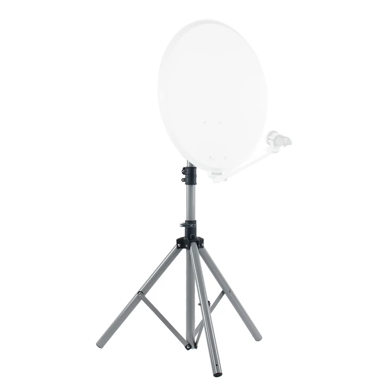 Sat Stativ Alu Maxview, teleskopierbar,mit Heringen,Wasserwaage, kleines Packmaß