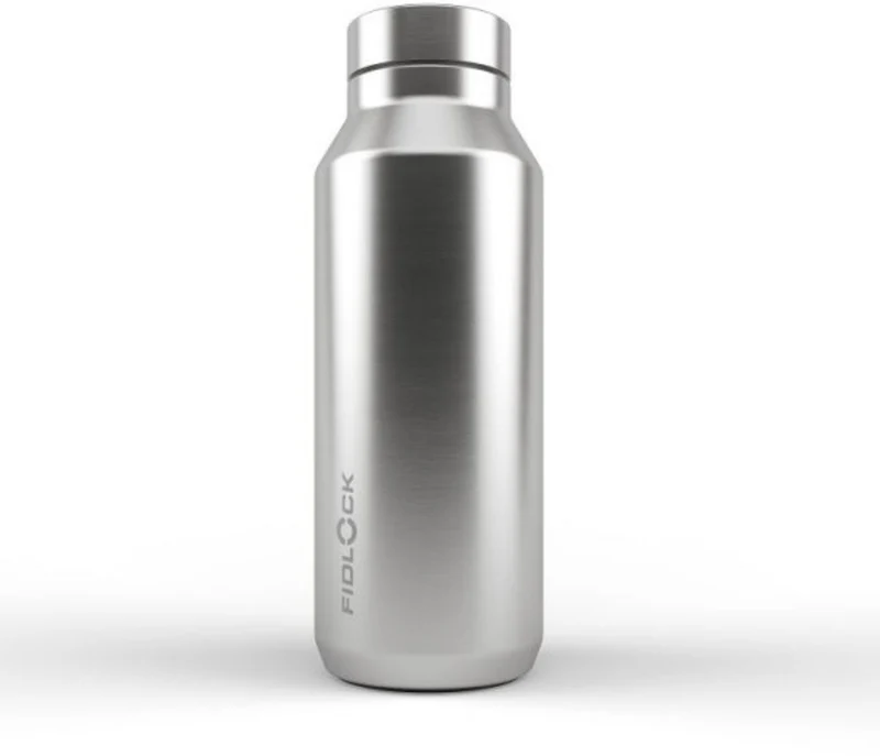 Fidlock Twist Steel Trinkflasche inkl. magnet-mechanischem Flaschenhaltersystem für Fahrradrahmen 500 ml