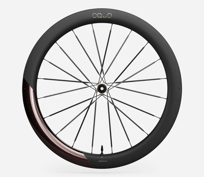 Oquo Hinterrad Rennrad RA57LTD CS Shimano HG Burning Ashes Gloss