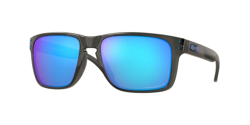 Oakley Holbrook XL Sonnenbrille Grey Smoke Gläser Prizm Sapphire Polarized
