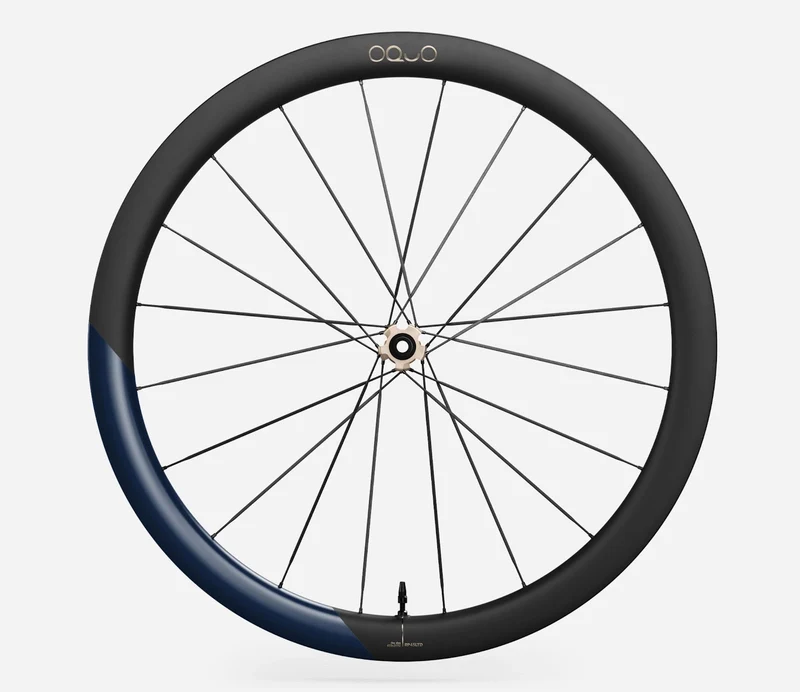 Oquo Vorderrad Rennrad RP45LTD CS Metallic Navy Blue Matt