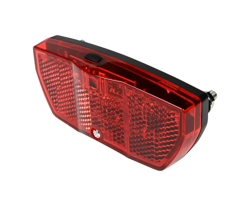 LED-Fahrradrücklicht 3 Lumen, 3 Modi, IPX3, inkl. Batterien, universell