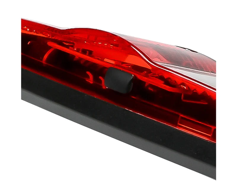 LED-Fahrradrücklicht 3 Lumen, 3 Modi, IPX3, inkl. Batterien, universell