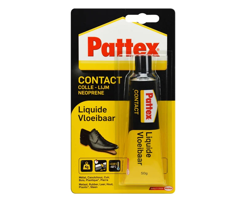 Pattex Kontaktkleber 50 g - Geeignet für Holz, Metall und Kunststoff