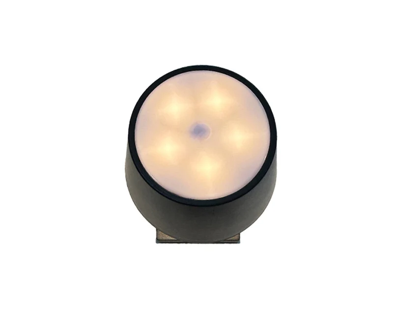 Schwarze dimmbare LED-Tischleuchte mit wiederaufladbarem Akku und Touch-Funktion
