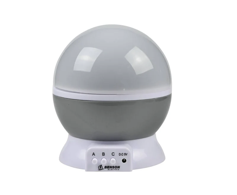 Sternenprojektor: 360°-Rotation, 3 Lichtmodi, USB-/Batteriebetrieb