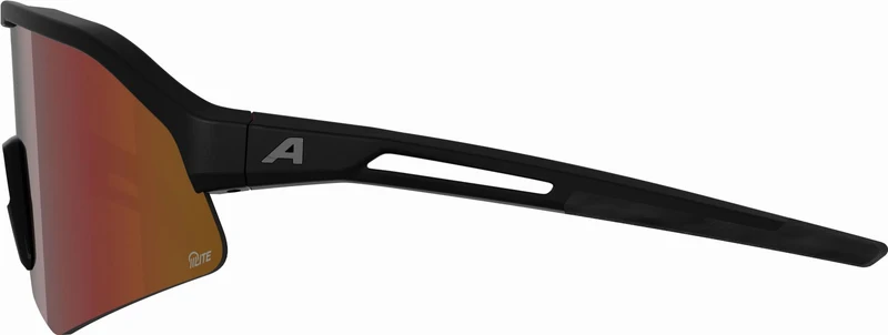 Alpina Sonic HR M Q-Lite Sportbrille black matt/mirror red one size