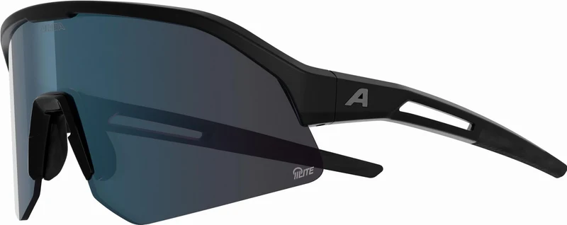 Alpina Sonic HR M Q-Lite Sportbrille black matt/mirror blue one size