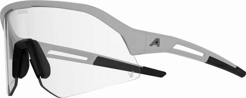 Alpina Sonic HR M V Sportbrille white matt/varioflex black one size