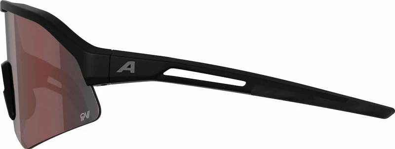 Alpina Sonic HR M QV Sportbrille black matt/quattro/variofl.mirror+ rainb. one size