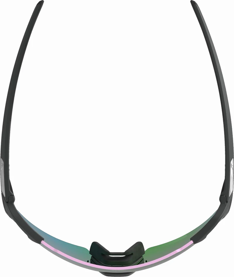 Alpina Turbo Air Q-Lite Sportbrille midnight-grey matt/mirror green one size