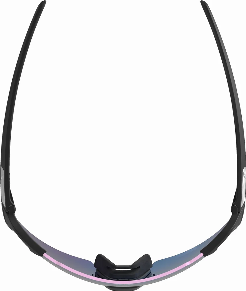 Alpina Turbo Air Q-Lite Sportbrille black matt/mirror blue one size